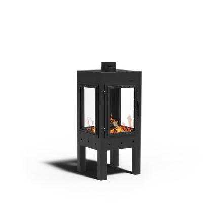 Adezz Digna Outdoor 360 Panoramic Fireplace | Coated or Corten Steel