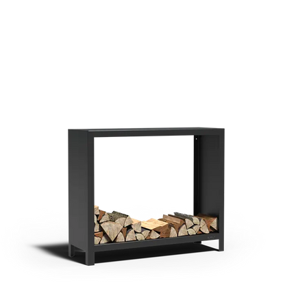 Adezz Outdoor Wood Storage | Corten or Coated Steel | Various Sizes Coated steel