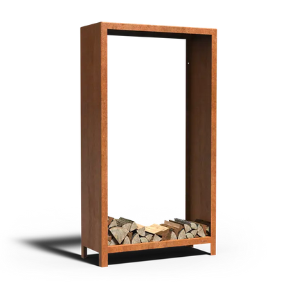 Adezz Outdoor Wood Storage | Corten or Coated Steel | Various Sizes Corten steel