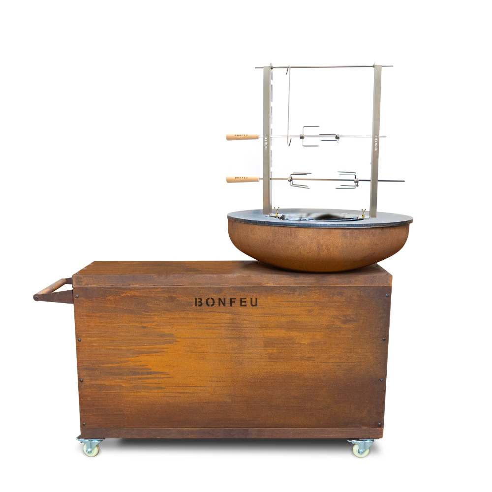 BonFeu BonBiza Island | Outdoor Firepit & Plancha Grill Station