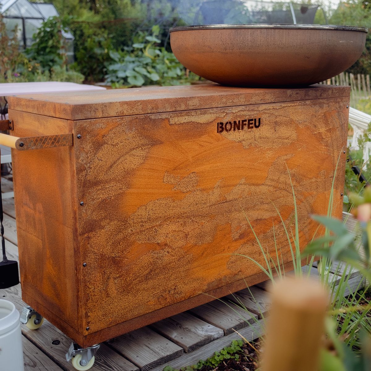 BonFeu BonBiza Island | Outdoor Firepit & Plancha Grill Station