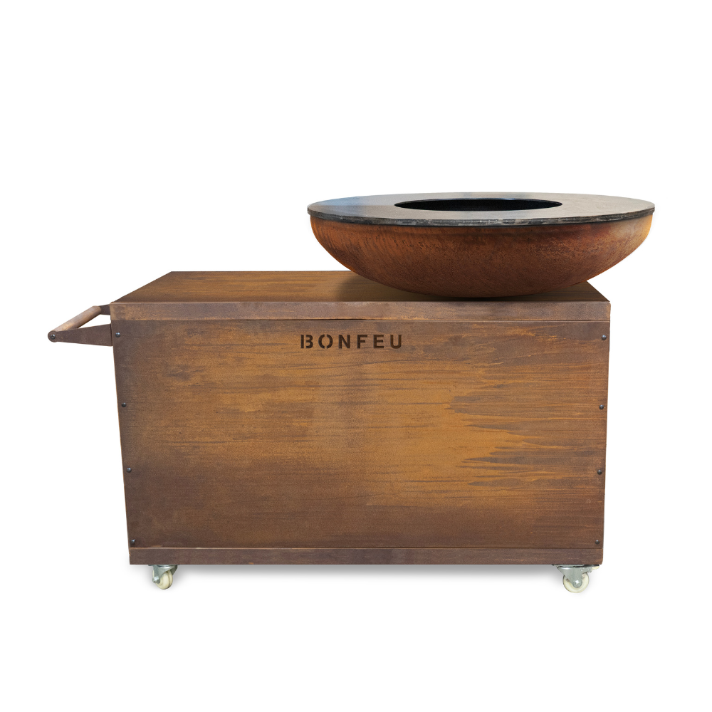 BonFeu BonBiza Island | Outdoor Firepit & Plancha Grill Station