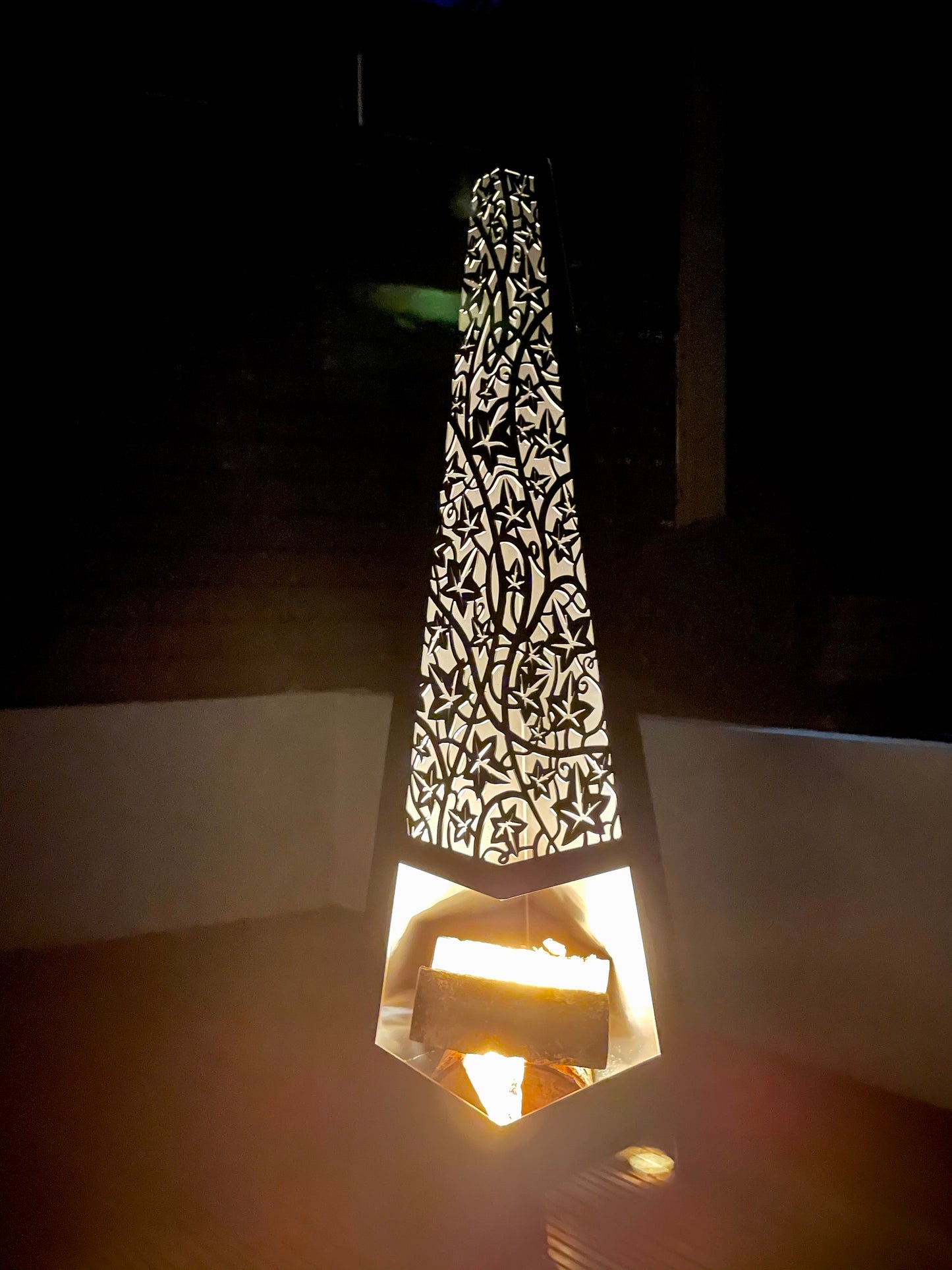 Climbing Ivy Steel Chiminea