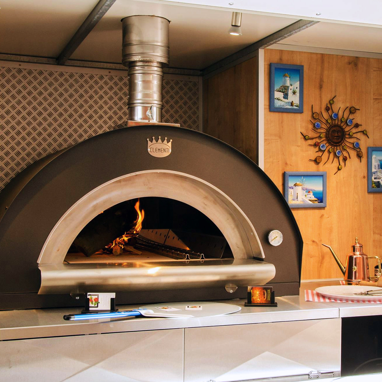Clementi Original Pizza Oven | Wood Fired | Starter Bundle