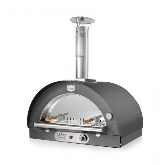 Clementi Original Pizza Oven | Dual Fuel | Starter Bundle Anthracite