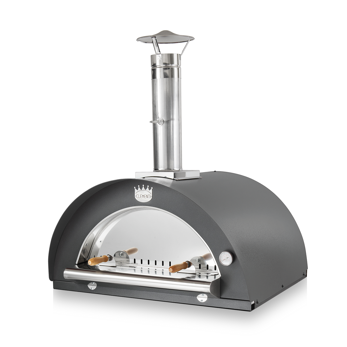 Clementi Original Pizza Oven | Wood Fired | Starter Bundle Anthracite