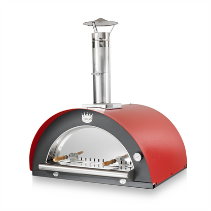 Clementi Original Pizza Oven | Wood Fired | Starter Bundle Red