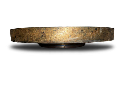 Weather IT Corten Steel Fire Bowl, studio side-profile view showing the natural weathered patina