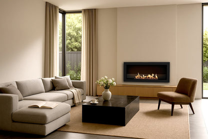 EcoSmart Fire Frame 1000SS Fireplace Insert lifestyle