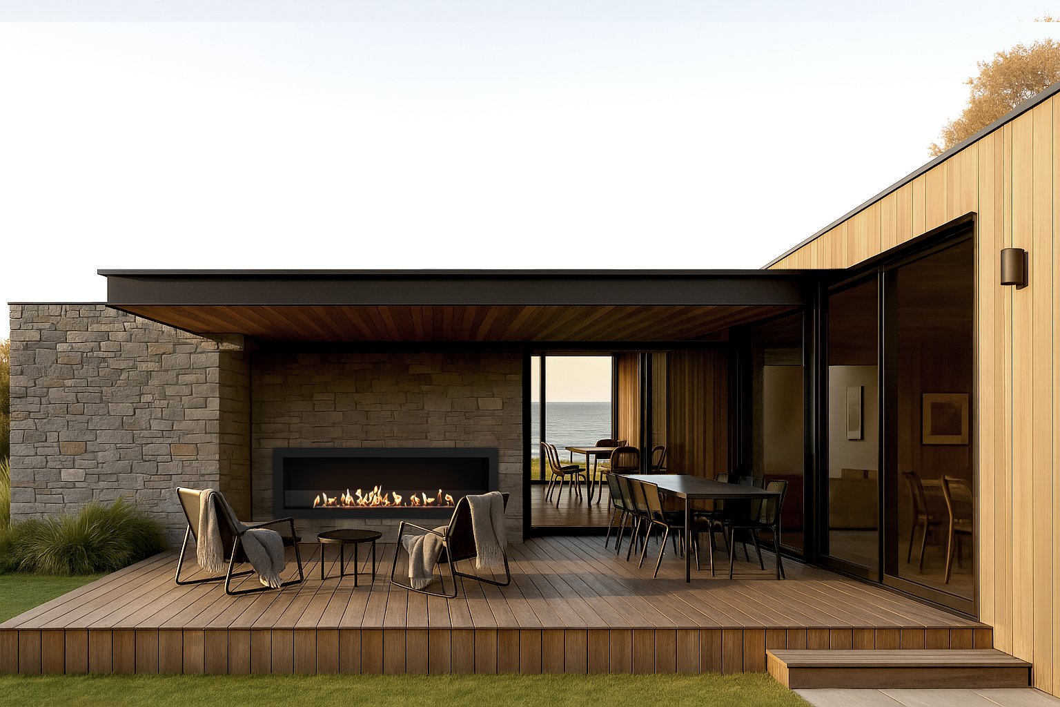 EcoSmart Fire Frame 1500SS Fireplace Insert lifestyle