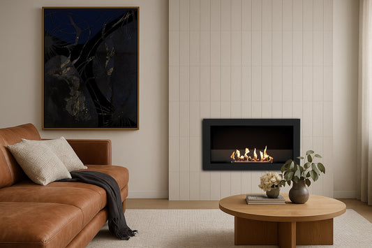 EcoSmart Fire Frame 800SS Fireplace Insert lifestyle