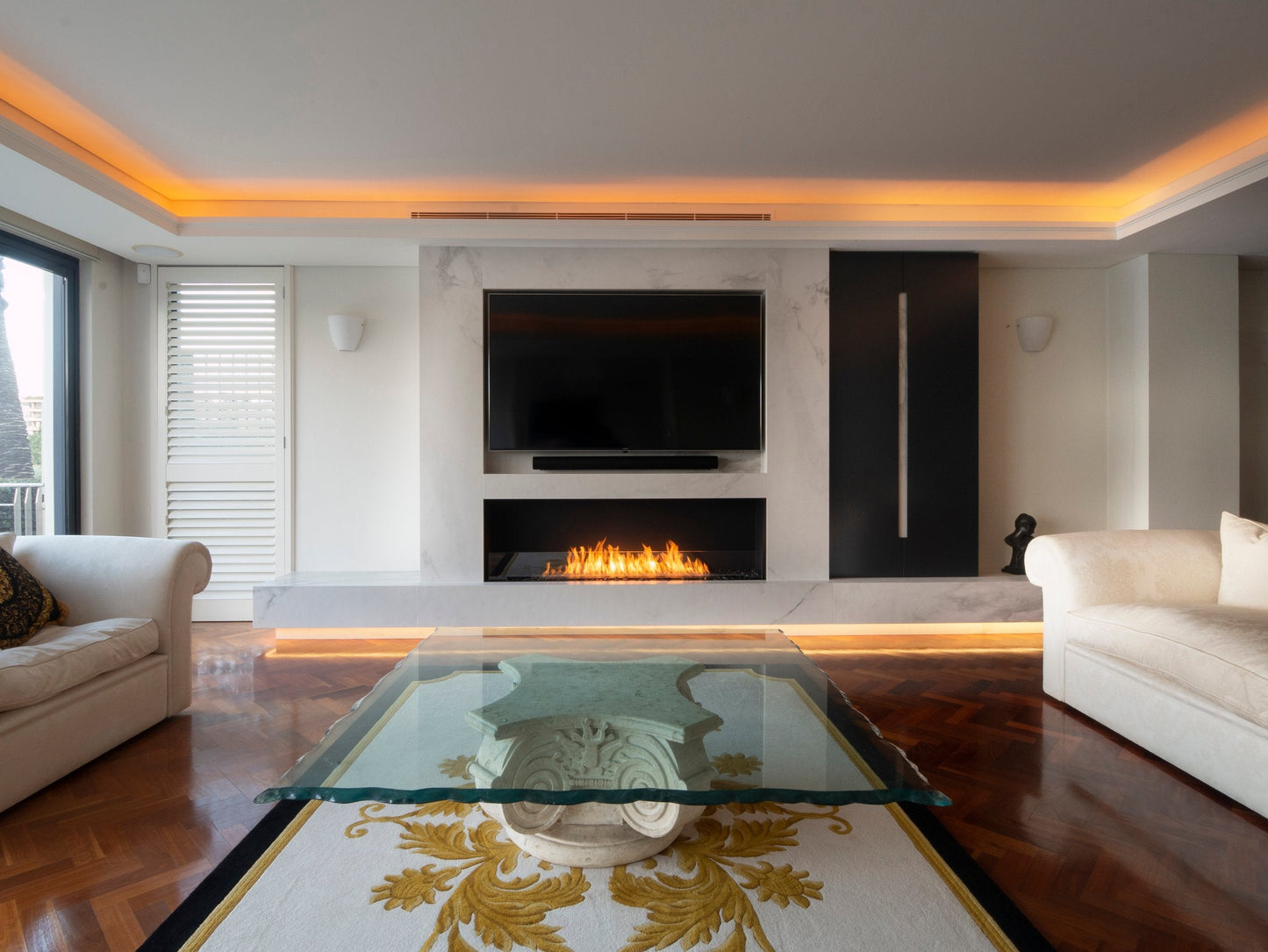 EcoSmart Fire Flex 68SS Fireplace Insert lifestyle