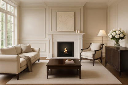 EcoSmart Fire Heritage 26SS Fireplace Insert lifestyle