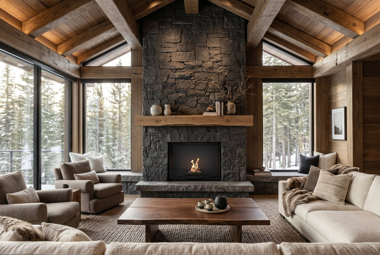 EcoSmart Fire Heritage 42SS Fireplace Insert lifestyle