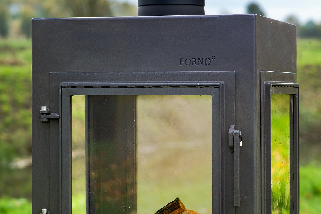 Adezz Digna Outdoor 360 Panoramic Fireplace | Coated or Corten Steel