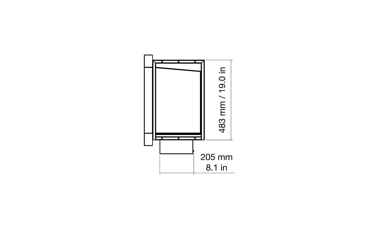 EcoSmart Fire Frame 800SS Fireplace Insert