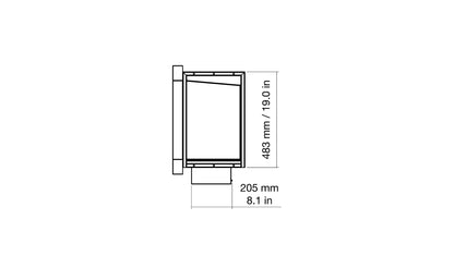 EcoSmart Fire Frame 800SS Fireplace Insert
