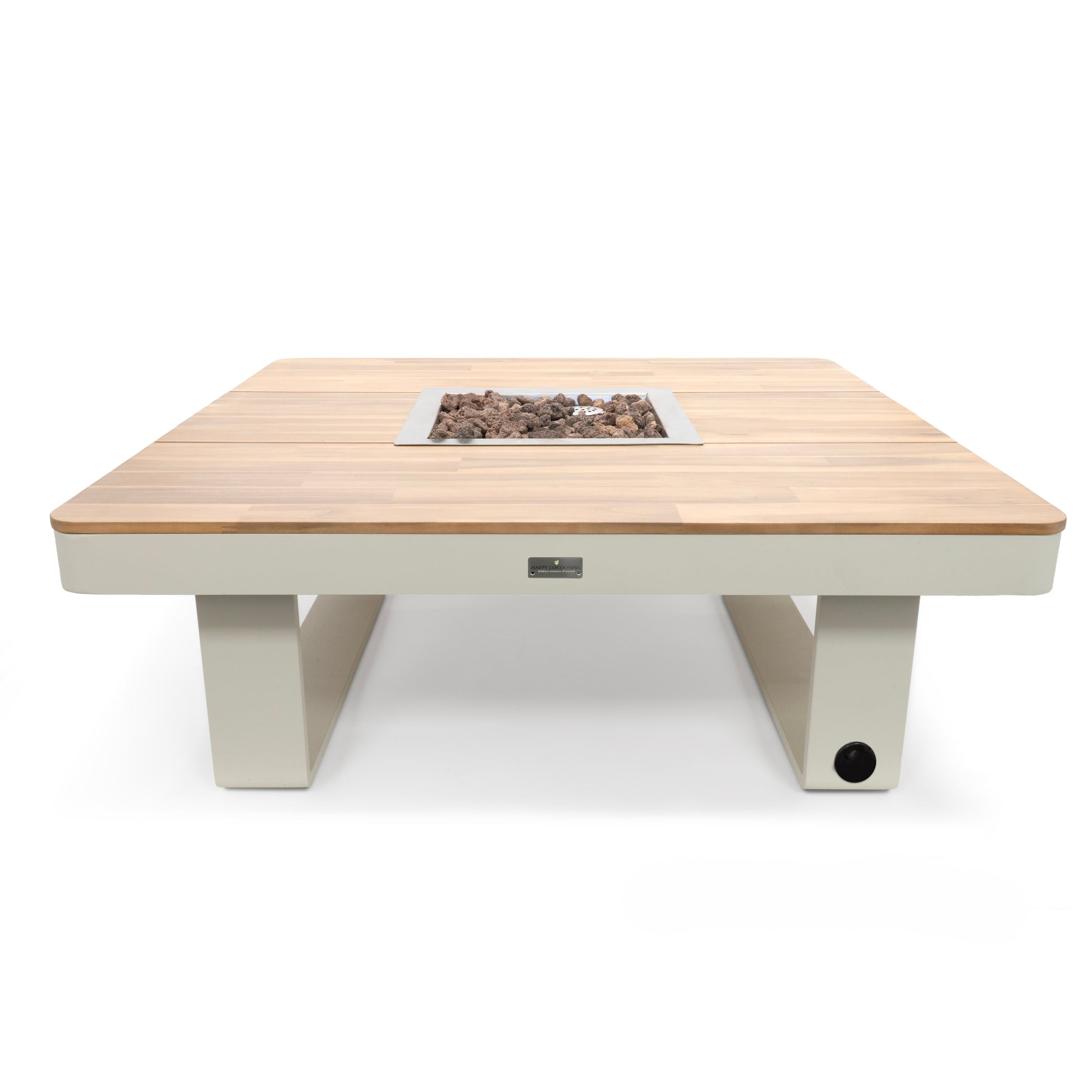 Happy Cocooning Horizon 95 Fire Pit Table Oyster Beige
