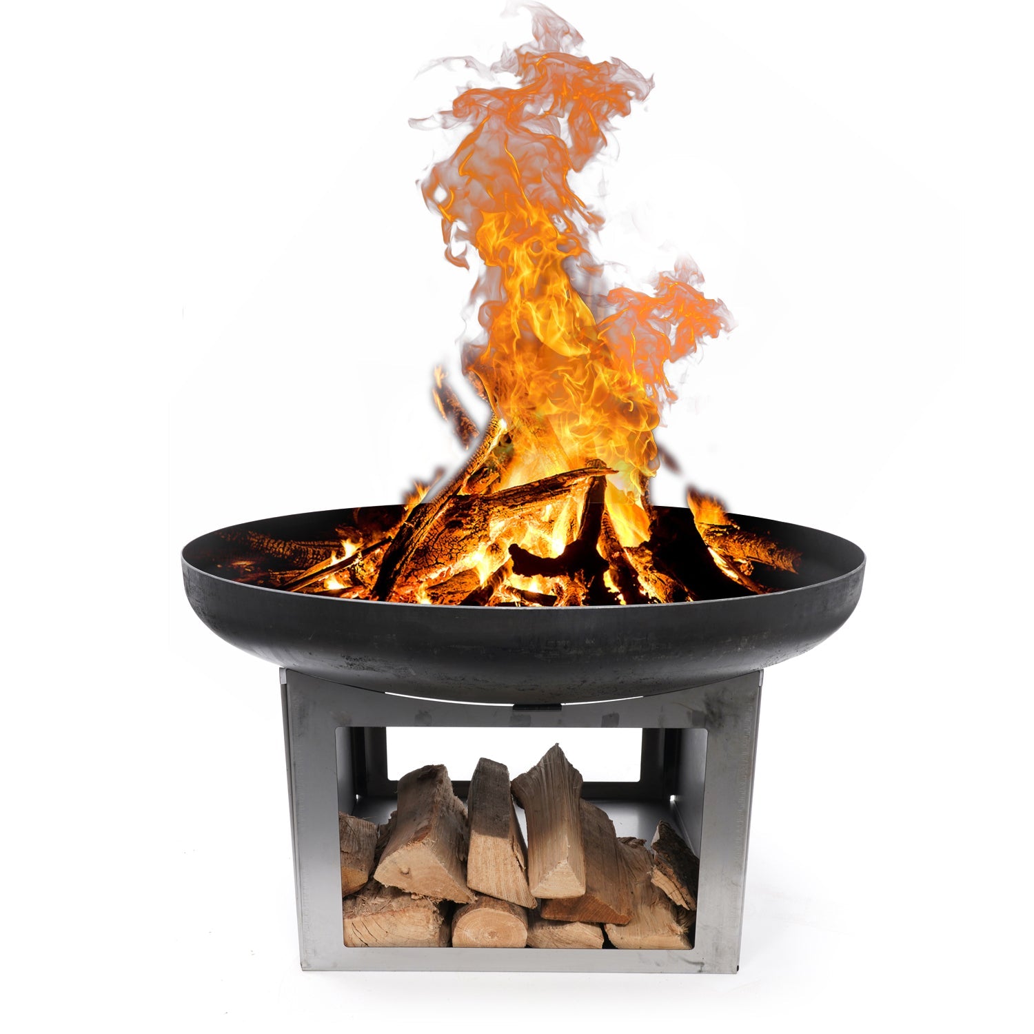 HEAT Outdoor Living HEAT Fresvik Firebowl with Log Store Base