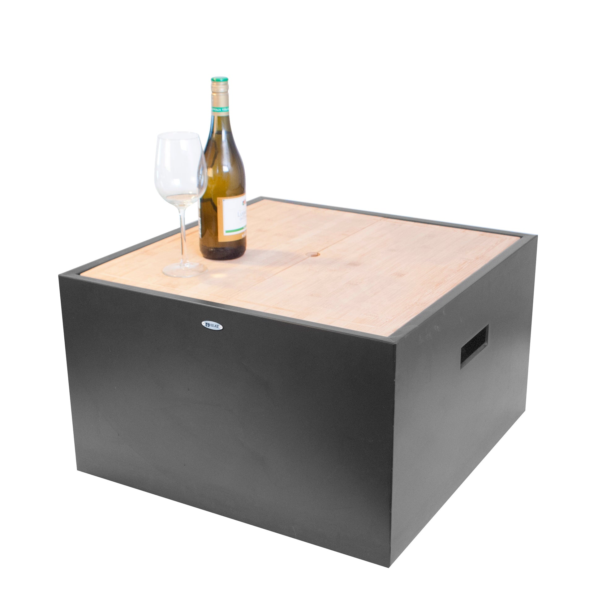 HEAT Outdoor Living HEAT 3-in-1 Fire Basket, BBQ & Side Table