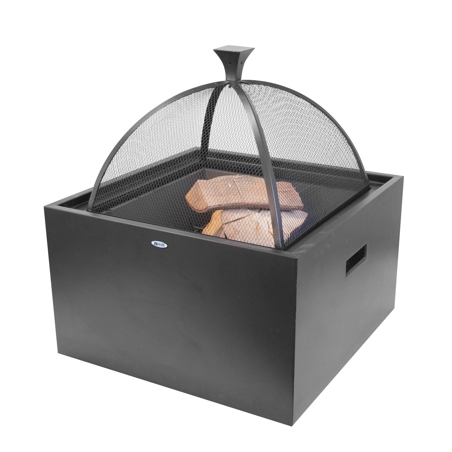 HEAT Outdoor Living HEAT 3-in-1 Fire Basket, BBQ & Side Table