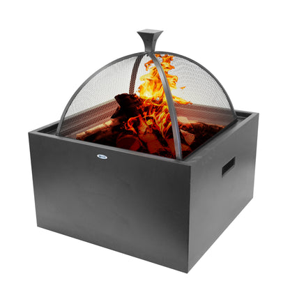 HEAT Outdoor Living HEAT 3-in-1 Fire Basket, BBQ & Side Table