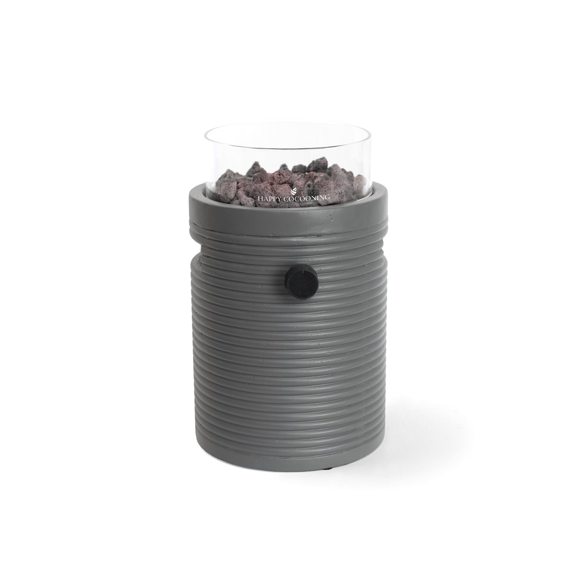 Happy Cocooning Lumi Groove Tabletop Gas Burner Smokey Anthracite