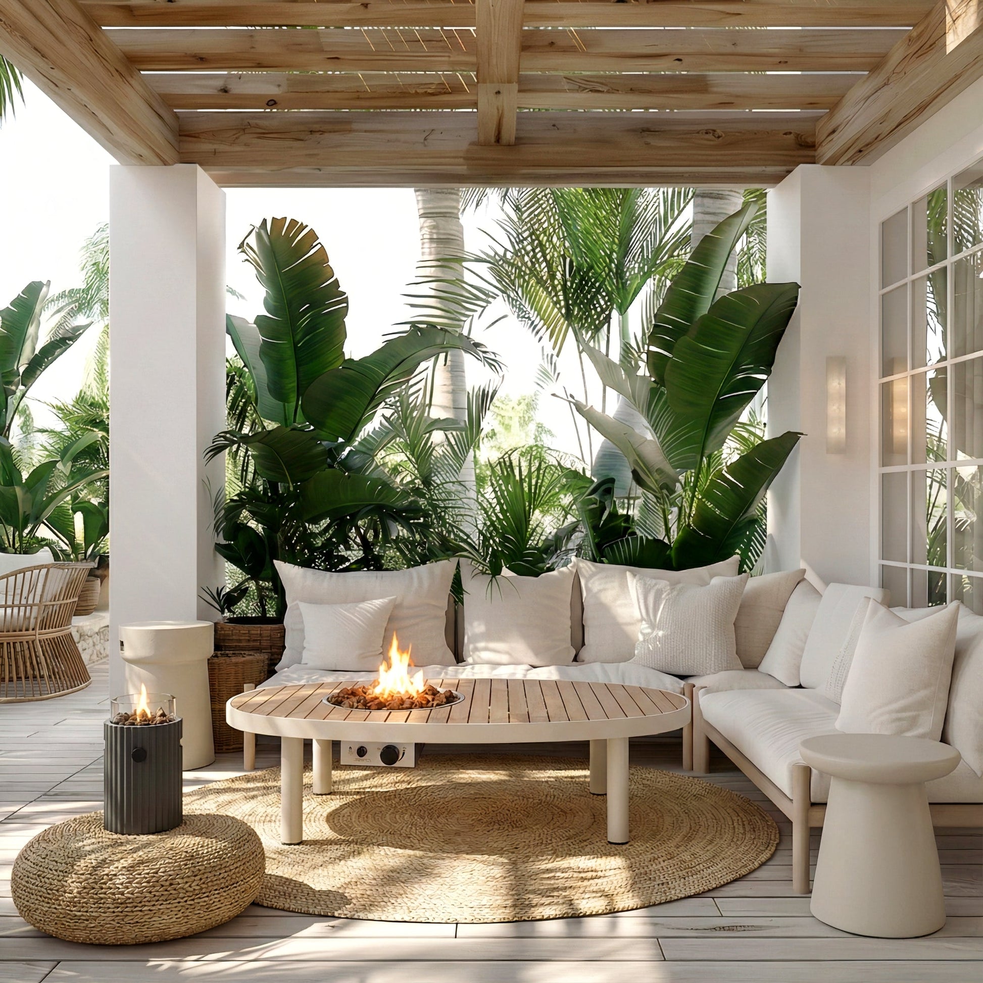 Happy Cocooning Riviera 140 Fire Pit Table