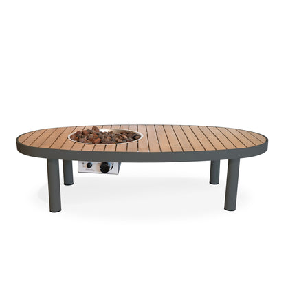 Happy Cocooning Riviera 140 Fire Pit Table Smokey Anthracite