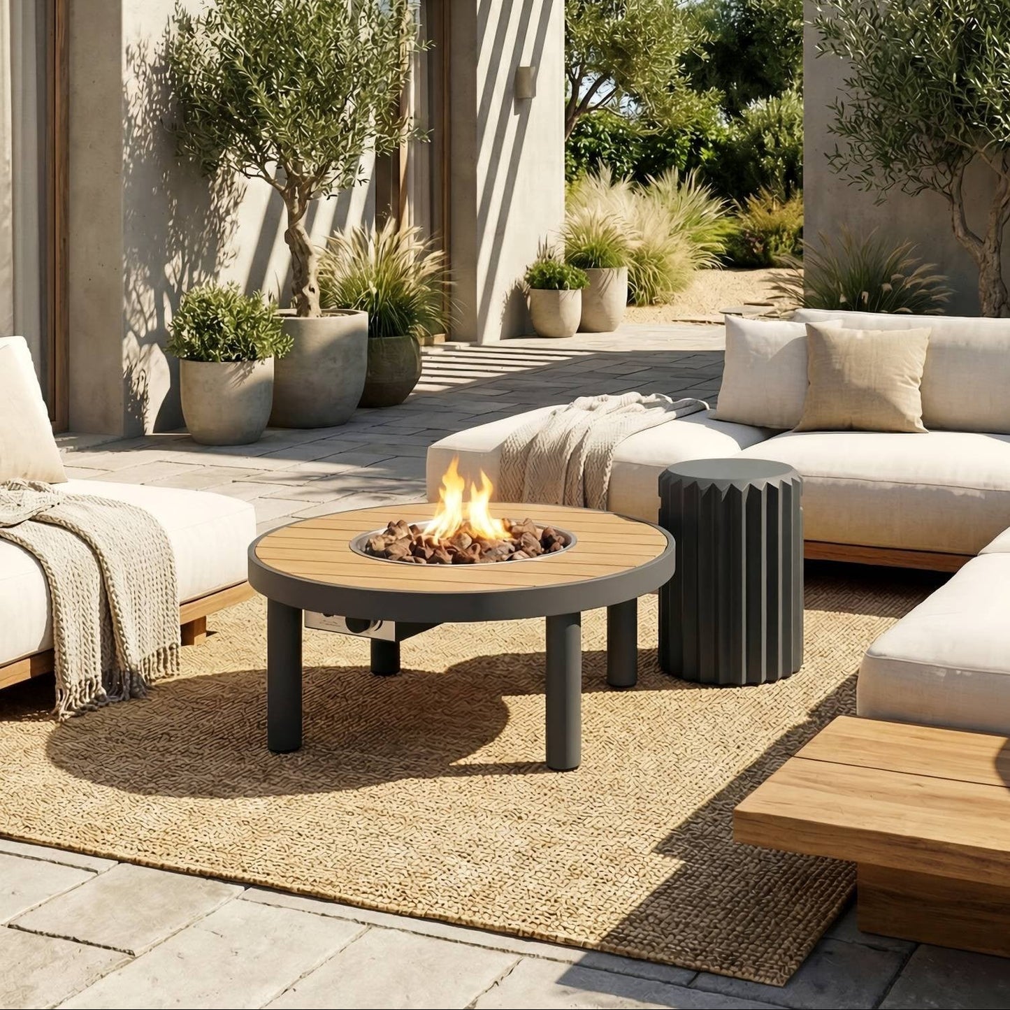 Happy Cocooning Riviera 80 Fire Pit Table