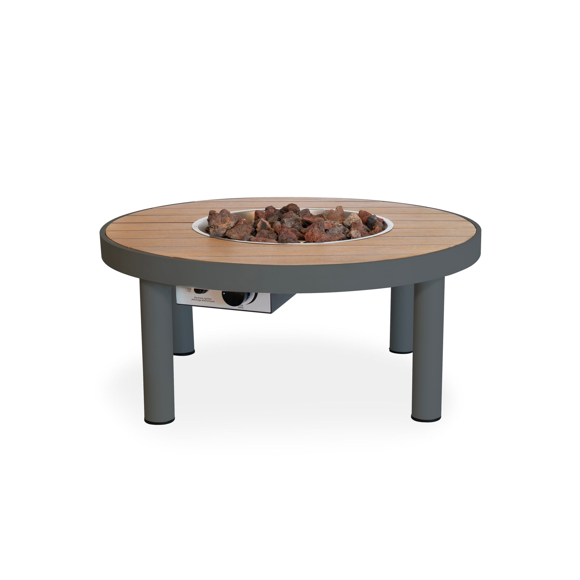 Happy Cocooning Riviera 80 Fire Pit Table Smokey Anthracite