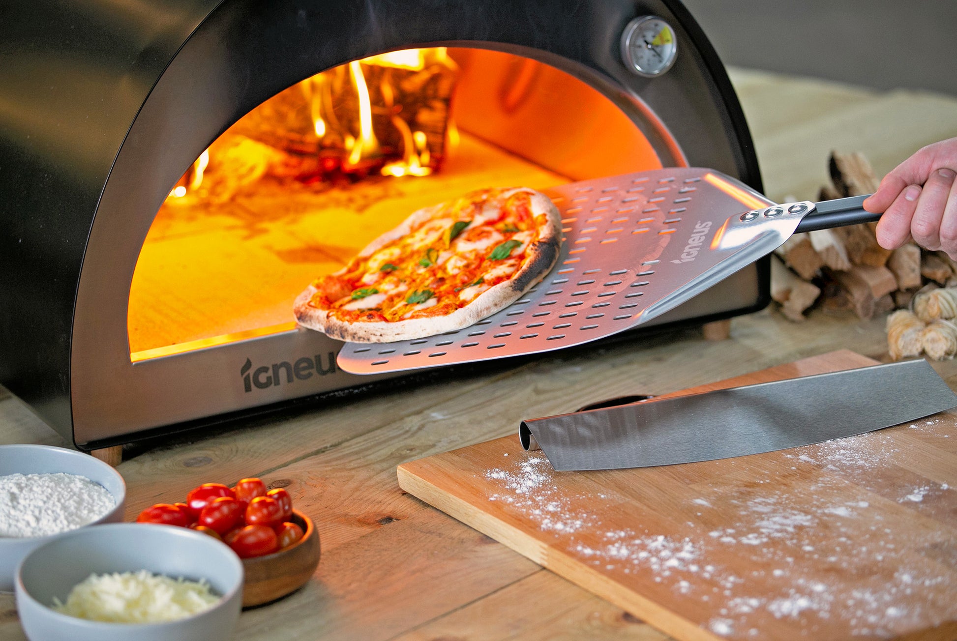 Igneus Classico Wood Fired Pizza Oven | Pro Accessory Bundle