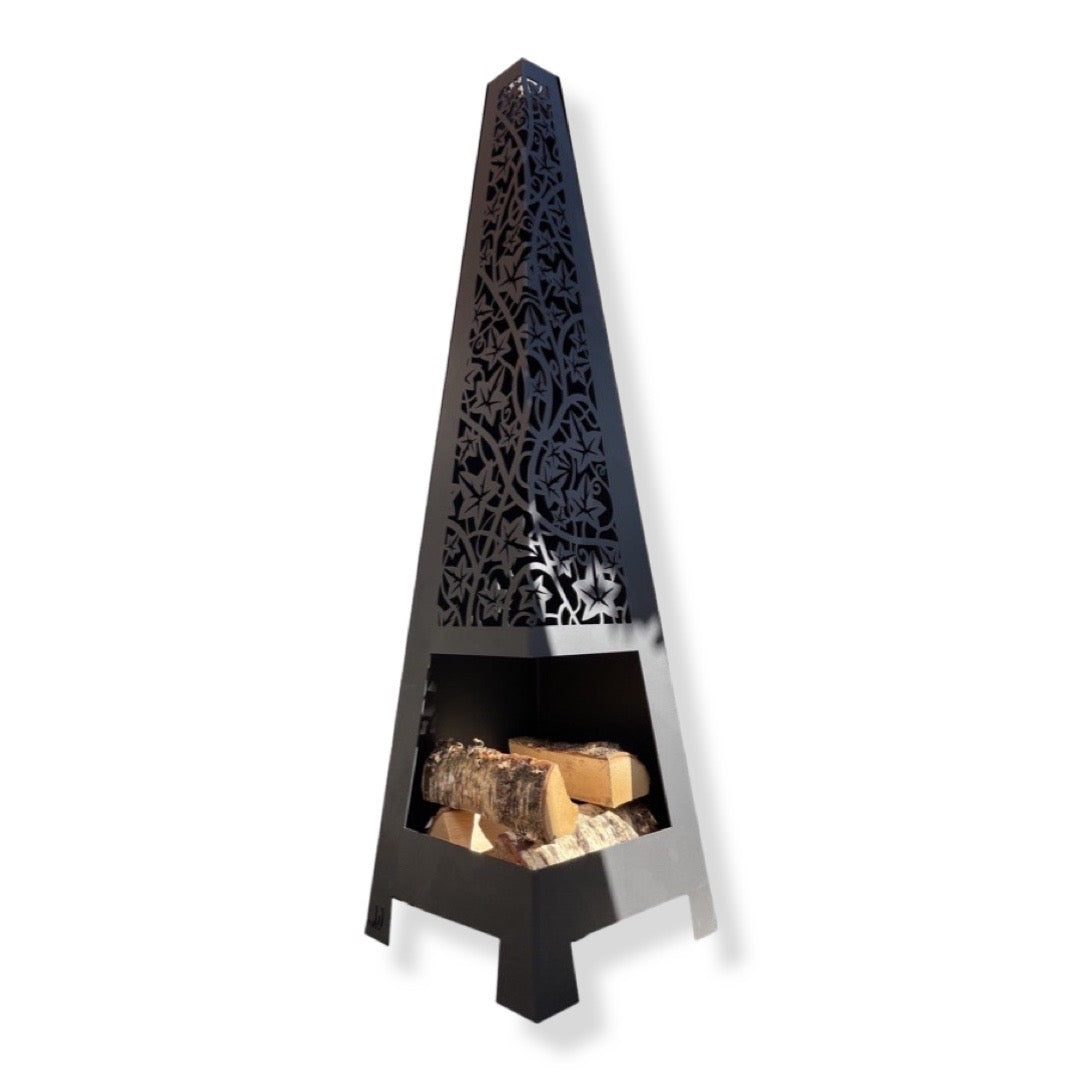 Climbing Ivy Steel Chiminea