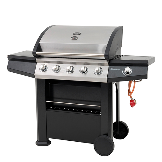 Dominica 5+1 Burners Gas BBQ With Side Burner
