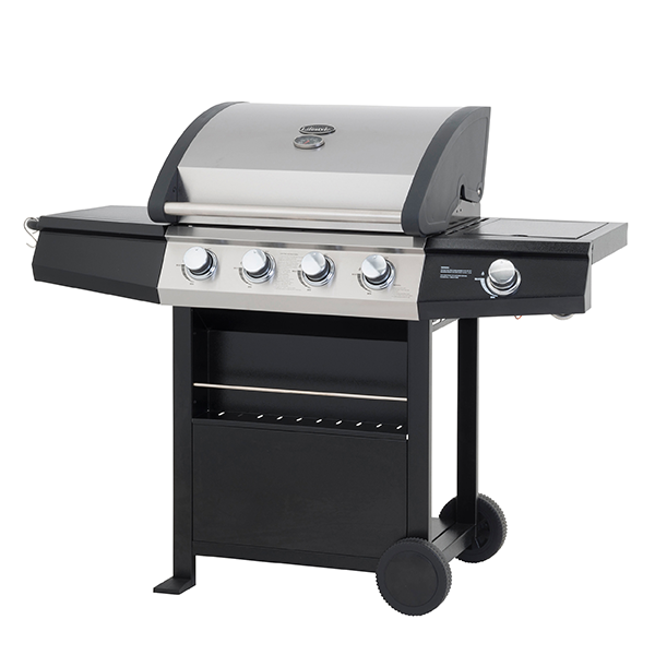 Grenada 4+1 Gas Burner BBQ Grill With Side Burner