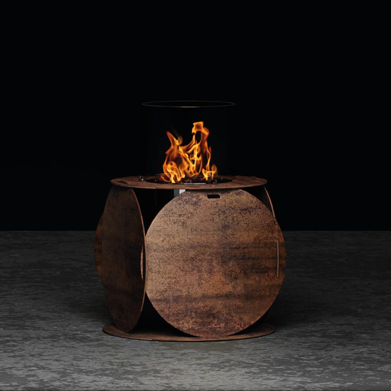 Glamm Fire Lira | Bioethanol Steel Firepit