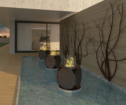 Glamm Fire Lira | Bioethanol Steel Firepit
