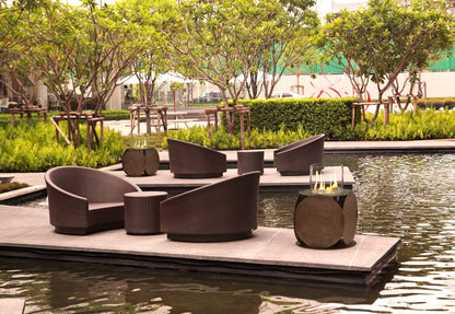 Glamm Fire Lira | Bioethanol Steel Firepit