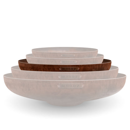 Moodz Classic Firepit Bowl | Corten Steel | Multiple Sizes 100cm