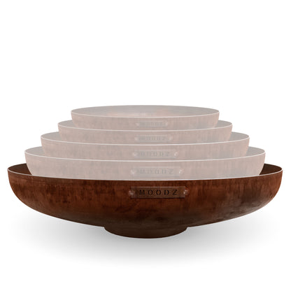 Moodz Classic Firepit Bowl | Corten Steel | Multiple Sizes 150cm
