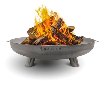 Moodz Feet & Handle Firepit Bowl | Stainless Steel | 60, 80 & 100cm