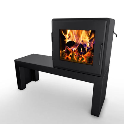 Nova 2500 Square Feet Natural Vent Freestanding Wood Burning Stove