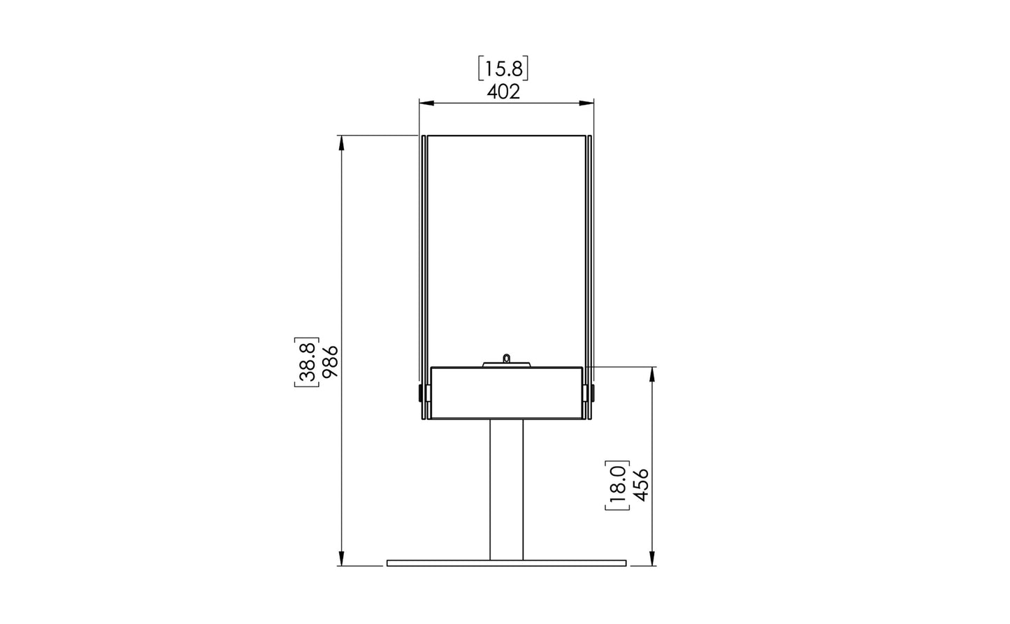 EcoSmart Fire Orbit Designer Fireplace
