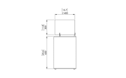 EcoSmart Fire Pop 8T Designer Fireplace