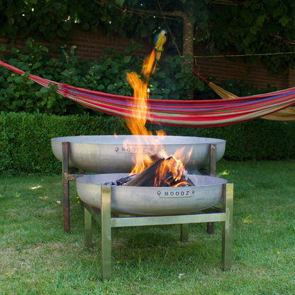 Moodz Classic Firepit Bowl | Stainless Steel | Multiple Sizes