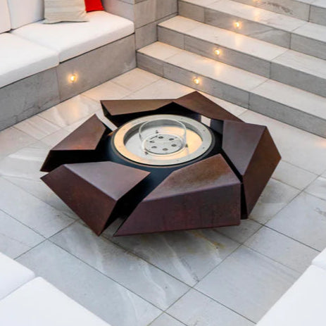 Glamm Fire Stravaganza | Steel Firepit | Firewood or Bioethanol
