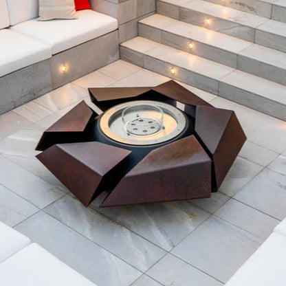 Glamm Fire Stravaganza | Steel Firepit | Firewood or Bioethanol
