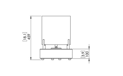 EcoSmart Fire T-Lite 3 Designer Fireplace