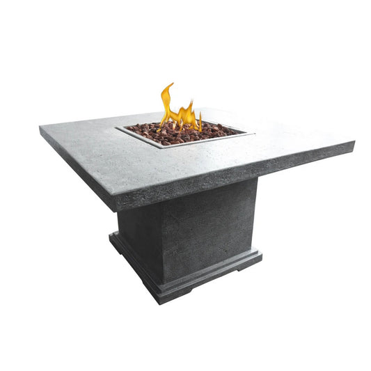 Elementi Birmingham Gas Fire Pit Dining Table | Light Grey