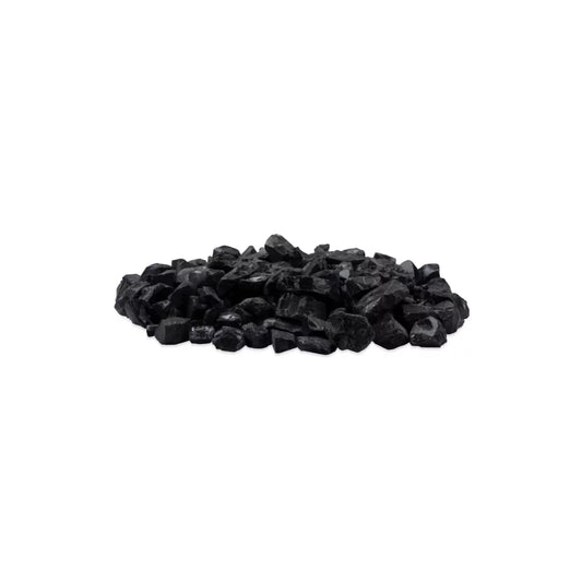 EcoSmart Fire Black Glass Charcoal